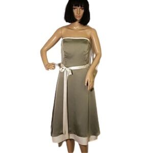 Gorgeous Alfred Sung Olive Green Dress